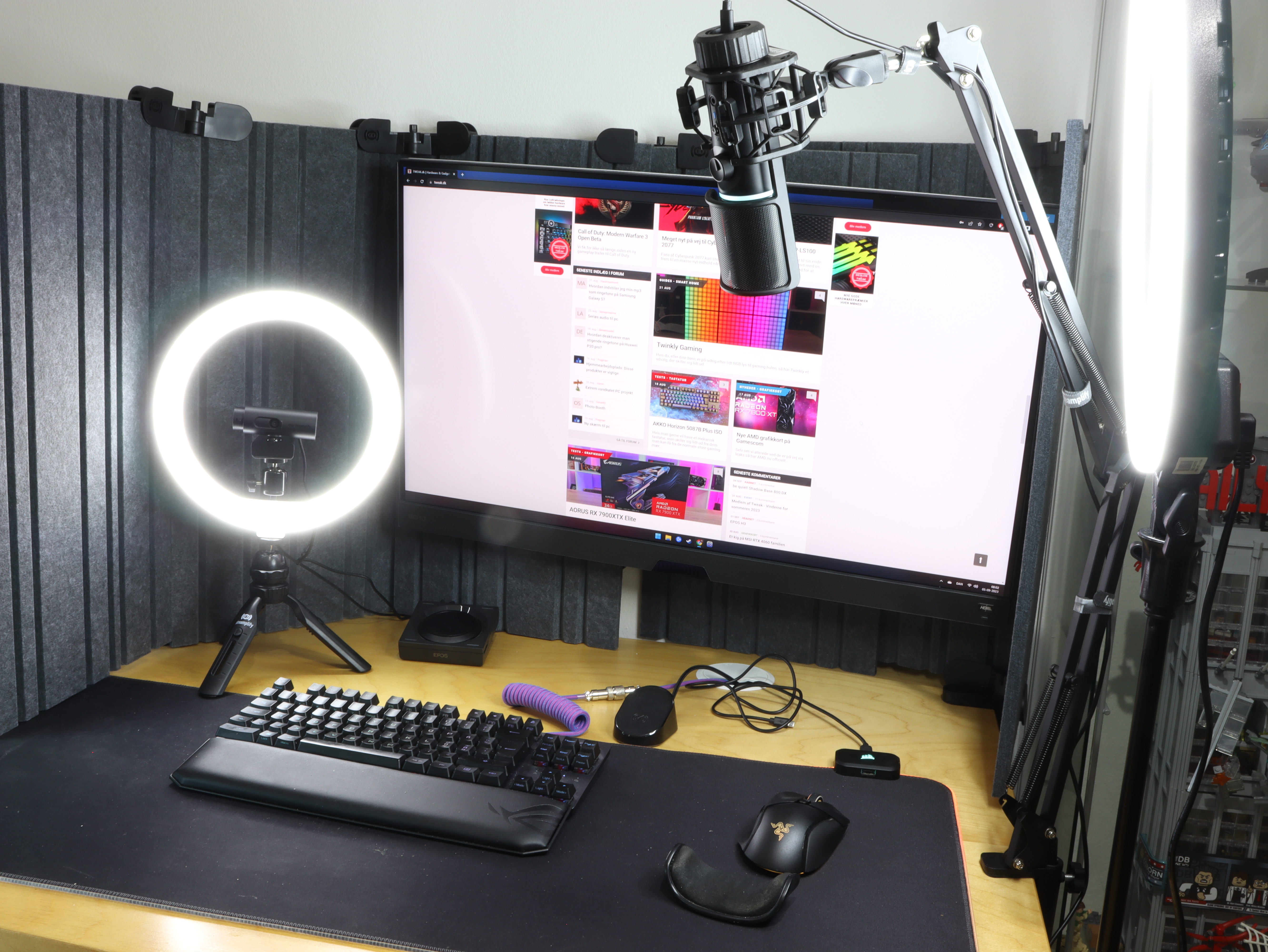 10 light lumen RGB arm podcast cam plates accustic auto focus Streamplify slim fps 14 sound FHD streaming mic